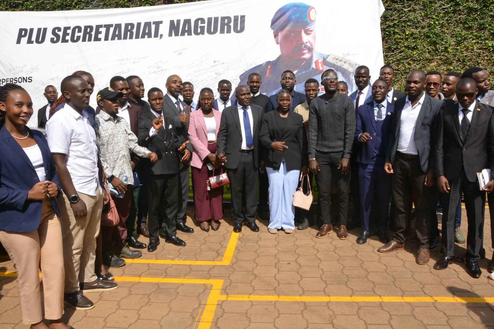 Inter-University Guild Leaders Endorse Gen. Kainerugaba During Visit to PLU Headquarters