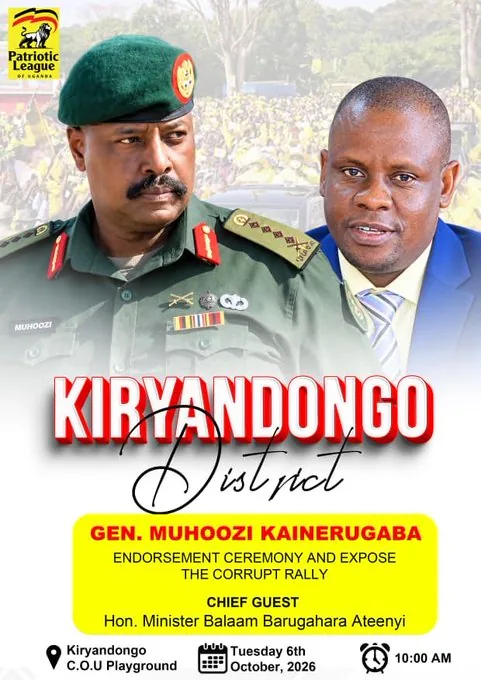 Kiryandongo District Endorsement Rally